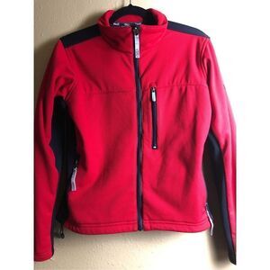 Marker Red Fleece Lined Lightweight Outdoor Performance Jacket Size S